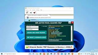 Mr Auth Tool XiaomiPOCO Sideload Mode FRP Unlock  All Xiaomi RedmiPoco Google Lock Remove Miui 14