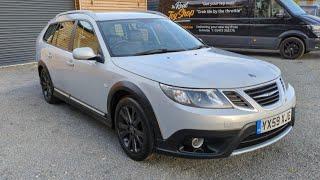 Saab 9-3 X TTid Diesel Estate walk around and start what a useful car For Sale here