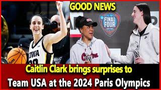 Caitlin Clark brings surprises to Team USA at the 2024 Paris Olympics. Wnba Most Popular News today.
