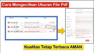 Cara Compress Pdf  Cara Mengecilkan Ukuran File Pdf Online Kualitas Tetap Bagus