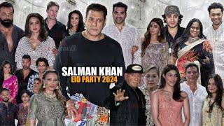 UNCUT - Salman Khan EID Party 2024  Preity Zinta Bobby Deol Sshura Khan Arbaaz Salim Helen