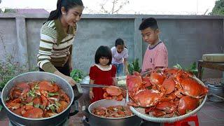 Yummy Mud crabs cooking - Mud crab recipes - Mother and children cooking