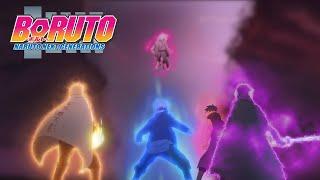 Shibai Ootsutsuki VS Naruto Sasuke Boruto and Kawaki - Boruto Fan Animation 2023