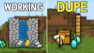 TOP 3 Working DUPLICATION GLITCHES in Minecraft Bedrock 1.21 