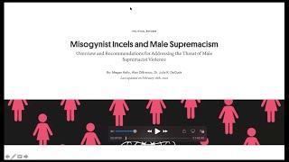 Misogynist Incels and Male Supremacism Webinar