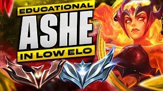 Low Elo Ashe Guide #1 - Ashe ADC Gameplay Guide  League of Legends
