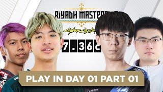 LIVE-TH G2 x iG vs Entity  Aurora vs Azure Ray - Riyadh Masters 2024 Play-In Day 1 Part 1