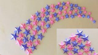 How to make a Paper Star  Wall Decor Ideas