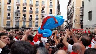 Comienzo del Riau Riau Peña Mutilzarra San Fermín 2024.