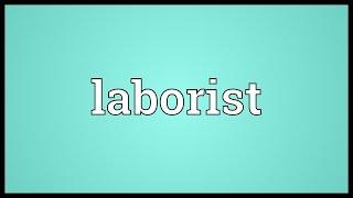 Laborist Meaning