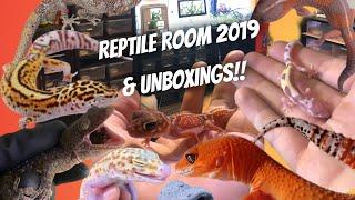 Reptile Room - July 2019 + TWO Unboxings