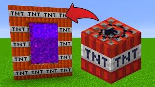 Minecraft  How To Make a Portal to the TNT Dimension