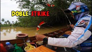 TRIP 228 TERNYATA SPOT DEKAT2 INI LEBIH GACOR DAN KASAR2 PENGHUNINYA MANCING UDANG GALAH MONSTER