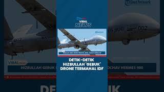 Detik-detik Hizbullah Gebuk Drone Termahal Israel Kochav Hermes 900 hingga Meledak di Udara