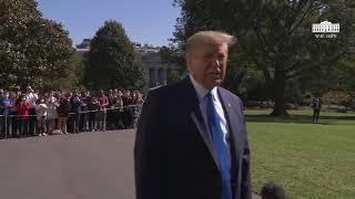 101520 President Trump Delivers Remarks Upon Departure