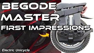 Begode MASTER First Impressions -  BEST  Fastest vs KingSong S22 electric unicycle euc ?