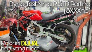 Dyno Test Ninja R Modif SS Standar Porting  Motor ini dijual #vinsmodified