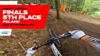 GoPro  Amaury Pierron is Back 5th Place in Poland - 24 UCI Downhill MTB World Cup