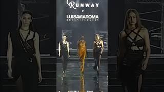 Gigi Hadid Anok Yai and Vittoria Ceretti for the cr runway x luisaviaroma  #supermodel #runway