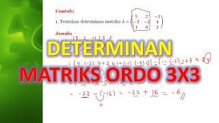 Determinan Matriks Ordo 3x3