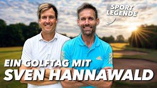 Das gabs so noch nie... Sven Hannawald hat DIE Idee auf dem Golfplatz  Gut Golf