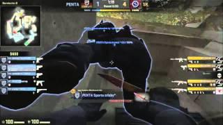 PENTA Insane 3-Man Boost On Overpass - PENTA vs SK 18.08.15