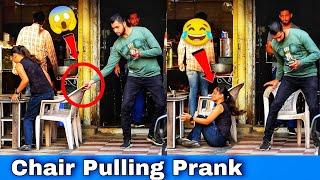 Chair Pulling Prank   Part 2  Prank in India   Prakash Peswani Prank 