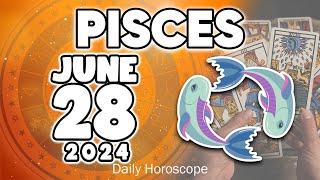 𝐏𝐢𝐬𝐜𝐞𝐬   𝐈𝐍𝐂𝐑𝐄𝐃𝐈𝐁𝐋𝐄 𝐎𝐏𝐏𝐎𝐑𝐓𝐔𝐍𝐈𝐓𝐘  𝐇𝐨𝐫𝐨𝐬𝐜𝐨𝐩𝐞 𝐟𝐨𝐫 𝐭𝐨𝐝𝐚𝐲 JUNE 28 𝟐𝟎𝟐𝟒 #horoscope #new #tarot #zodiac