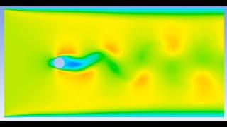 ANSYS CFD Tutorial Fluid Flow over a Circular Cylinder - von Karman Effect