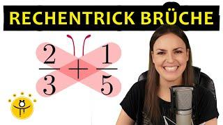 Mathe TRICKS – Brüche addieren und subtrahieren Bruchrechnen