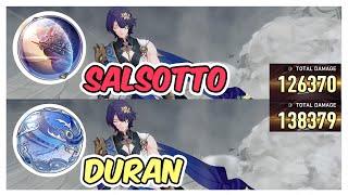 Inert Salsotto vs Duran on Dr. Ratio Damage Comparison - Honkai Star Rail