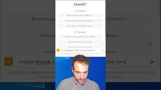 Can ChatGPT Help With Compiling FFMPEG? Part 1 #shorts