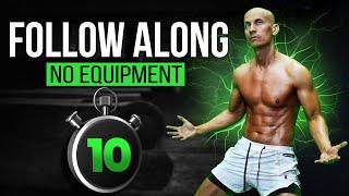 10 Minute Intense Follow Along  Workout - Frank Medrano