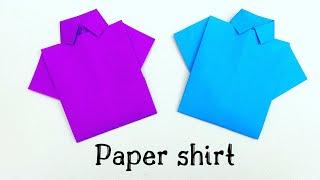 How To Make Easy Paper Shirt For Kids  Nursery Craft Ideas  Paper Craft Easy  KIDS crafts