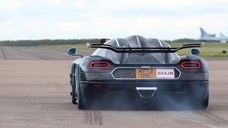 Koenigsegg One1 - Launch Control and Flybys at Hypermax