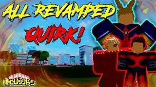NEW CODE ALL REVAMPED QUIRKS IN  BOKU NO ROBLOX REMASTERED  ROBLOX 