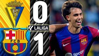  Cadiz vs. Barcelona 0-1 - Match Review La Liga 20232024