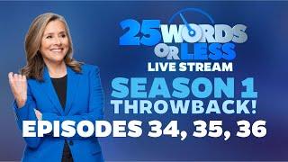 Throwback Thursdays LIVE OG Episodes 34 35 36 Season 1 LIVE Stream  25 Words or Less Game Show