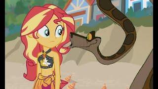 Kaa And Sunset Shimmer Third Encounter