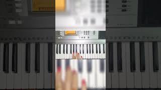 piano short of Ek Tere Hi Chehre Pe Pyar Aaya #shorts #kumarsanu #anuradhapaudwal #pianotutorial