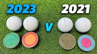 Titleist Pro V1 & Pro V1x Golf Ball Test 2023 vs 2021