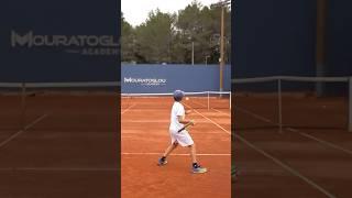 Teo Davidovs technique is incredible for his age  #tennis #technique #tenniscoach