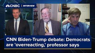 CNN Biden-Trump debate Democrats are overreacting professor says