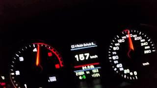 Audi A4 B8 2.0tdi 170HP acceleration 0-100 0-180