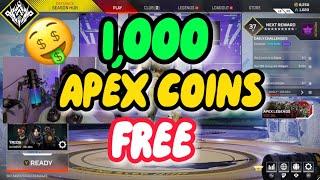  HOW TO GET 1000 APEX COINS FOR FREE IN APEX LEGENDS SERIOUSLY