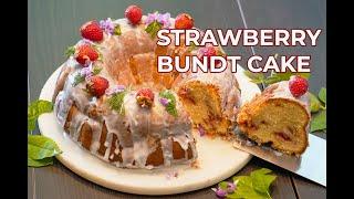 Strawberry Bundt Cake  Fresh Strawberry Bundt Cake Recipe