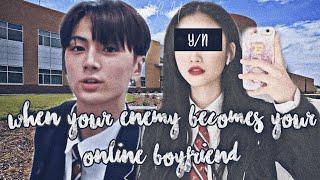 When your enemy becomes your online boyfriend  ENHYPEN Jay ff  Part 58