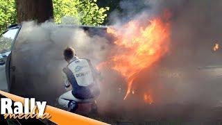 Ypres Rally 2019 - Fire and crash - Best of by Rallymedia