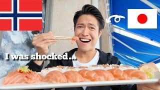 Japanese guy visits Norway for the first time