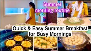 Light and delicious breakfast for summer morningsSummer morning routine in Canada